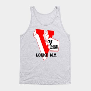 Victory Market Former Locke NY Grocery Store Logo Tank Top